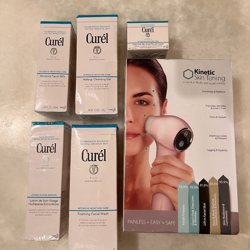Luxury Skincare Kit Feature Curel and Conture Anti-Aging System!